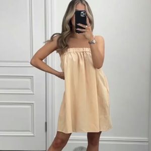 NWT  blogger favorite Zara Linen Mini Dress